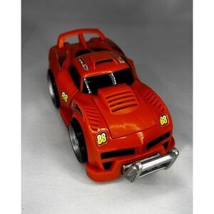 2007 Mattel Fisher Price Shake and Go #88 Orange Race Car